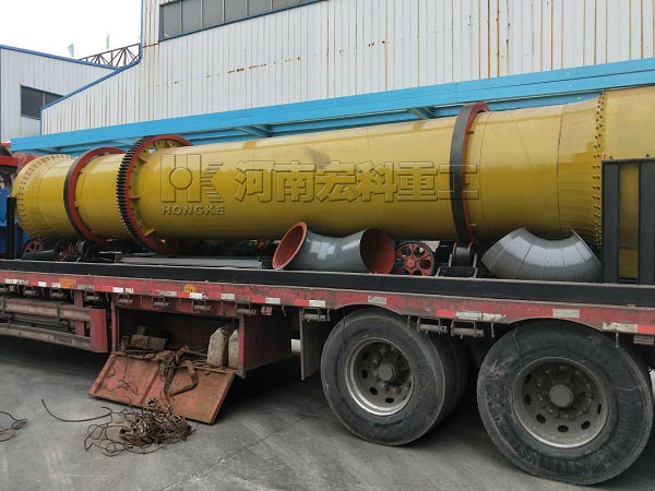 老撾的用戶，您采購的Φ1000×7m雞糞烘干機已發(fā)貨，請注意查收