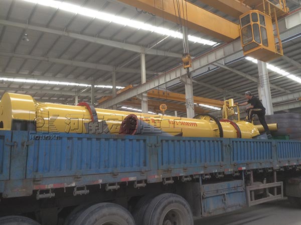 安徽省六安市舒城縣的客戶，您采購(gòu)的雞糞烘干設(shè)備已發(fā)出，請(qǐng)注意查收