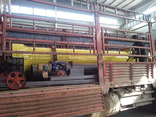  江蘇揚(yáng)州的客戶，您采購(gòu)的雞糞烘干機(jī)已發(fā)出，請(qǐng)查收